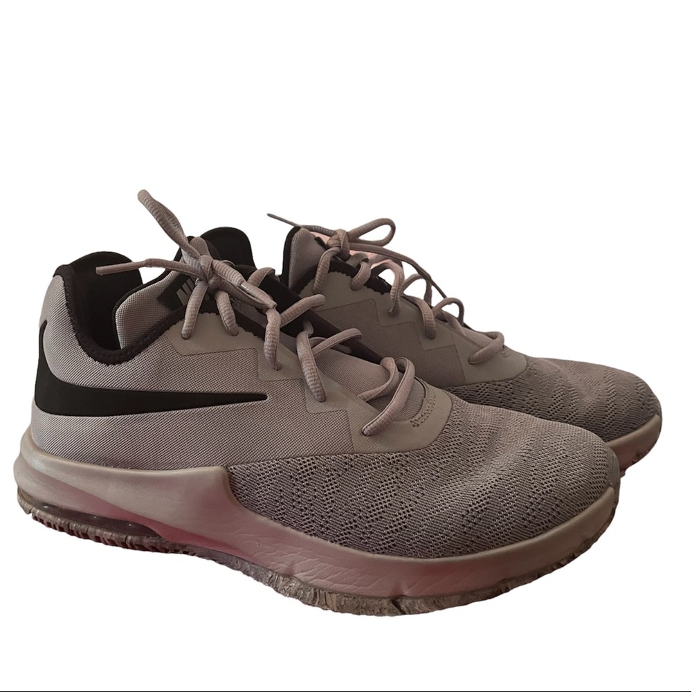 Nike Basketball Air Max Infuriate III Low Wolf Grey Black Cool Grey AJ5898 004 - Picture 1 of 4
